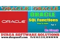 Oracle SQL Functions Group by clause Part - 1 by Dinesh