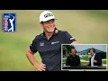 Norwegian broadcasters HILARIOUSLY analyze Hovland s practice round