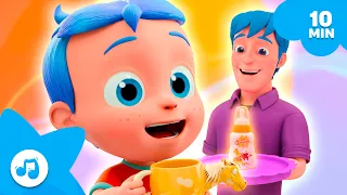 La mamadera y más Canciones Infantiles Divertidas 🍼10 min | La Familia Blu