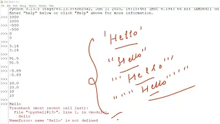 Python Class Literals of Basic Python Lecture 4
