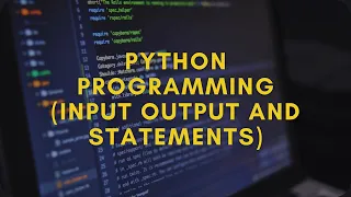 Python Programming Python Input Output Statements and Conditions Live Webinar Craw Security