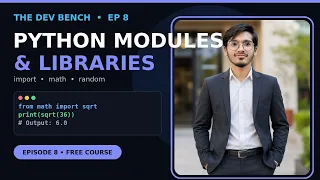 Python for Beginners - Modules Libraries import math random The Dev Bench