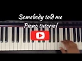 Download Lagu Somebody told me by Charlie Puth piano tutorial