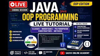 Java Programming Live Coding Session 2026 Classes Objects Polymorphism Constructors