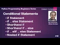 Python Conditional Statements