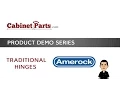 Cabinetparts com - Amerock Face Mount Traditional Hinges