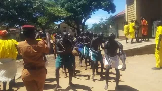 archbishop john baptist odama being welcomed by lugore inmates