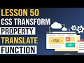 Transform translate Property in CSS CSS Tutorial in Hindi Lesson 50