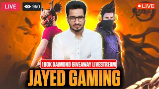 🎁Giveway💎JAYED Gaming Is Live চলে আসো 🎁 Live🔴 || - JAYED Gaming #freefire