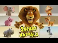 Download Lagu Safari Animal Sounds Song | Fun Nursery Rhyme for Kids - Learn Animal Names and Sounds