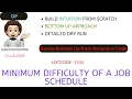 Minimum Difficulty of a Job Schedule Bottom Up Amazon Leetcode 1335