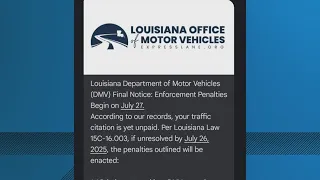 Louisiana OMV Warns About Text Message Scam 
