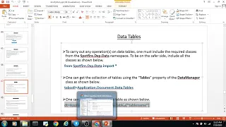 IronPython in Spotfire - Session 5 Accessing a data Table and its column s