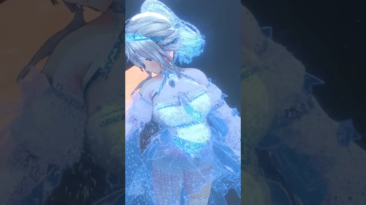 ??まるでシンデレラ？！ #vtuber 白銀ノエル #shorts #3D