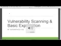 Basic Exploit Development and Scanning