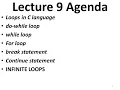 embedded systems 09 C Programming 3 - Loops in C