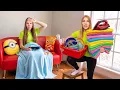 Amelia helps her friend Avelina with Chores