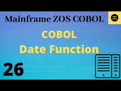 Download MP3 COBOL Date Function - Mainframe COBOL Practical Tutorial - Part 26 #COBOL