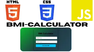 BMI Calculator Project HTML CSS JavaScript