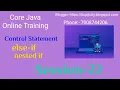 Core Java By KCP Sir SESSION - 22 Control Statements Free Core Java Training For Beginners