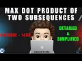 Max Dot Product of Two Subsequences Detailed Simplified Leetcode 1458 codestorywithMIK