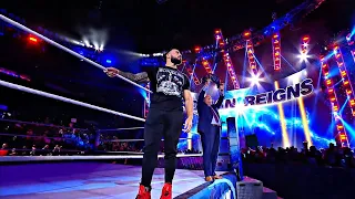 roman reigns entrance as first draft selection wwe smackdown oct 1 2021