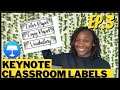 HOW I MAKE CLASSROOM LABELS CLASSROOM SETUP PREP EP 3 TEACHER SUMMER SERIES