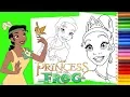 Disney Princess Tiana - Princess and the Frog Coloring Pages for kids