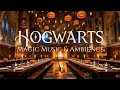 Hogwarts Halloween Feast Ambience 🎃 Magical Great Hall | Harry Potter Music & Cozy Autumn Atmosphere