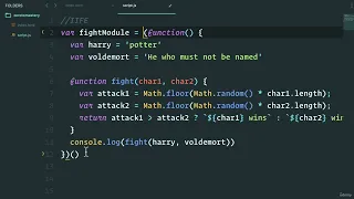 JavaScript Adv Concepts Modules 1003 Module Pattern