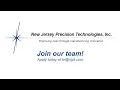 Join our team NJ Precision Technologies NJPT recruiting