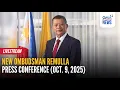 Download Lagu LIVE - New Ombudsman Jesus Crispin Remulla press conference (Oct... - Replay | GMA Integrated News