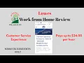 Lowes Pays up to 24 00 per hour Customer Service Work from Home Review