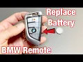 BMW Remote How to Change Battery 2014-2022 X1 X2 X3 X4 X5 X6 M Series 2 5 6 7 etc