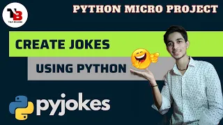 Create Jokes Using Pyjokes In Python Pyjokes Python Micro Project Tech Blooded