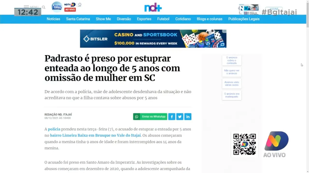 Homem foi preso por estuprar enteada, e laboratório de testes de Covid-19 é interditado