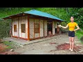 Download Lagu Building a Million Dollar Log Home in the Woods | Building a Stripped Wood Wall | Life in the Wild