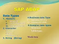 CL2IISAP ABAP II DATA TYPES Work Area II SAP ABAP full Course for beginners II SAP ABAP Learning