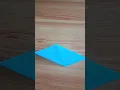 making of Parallelogram Using paper For kids Students