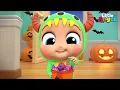 Trick or Treat with the Family! | Scary Monsters Song | Little Angel And Friends Kid Songs