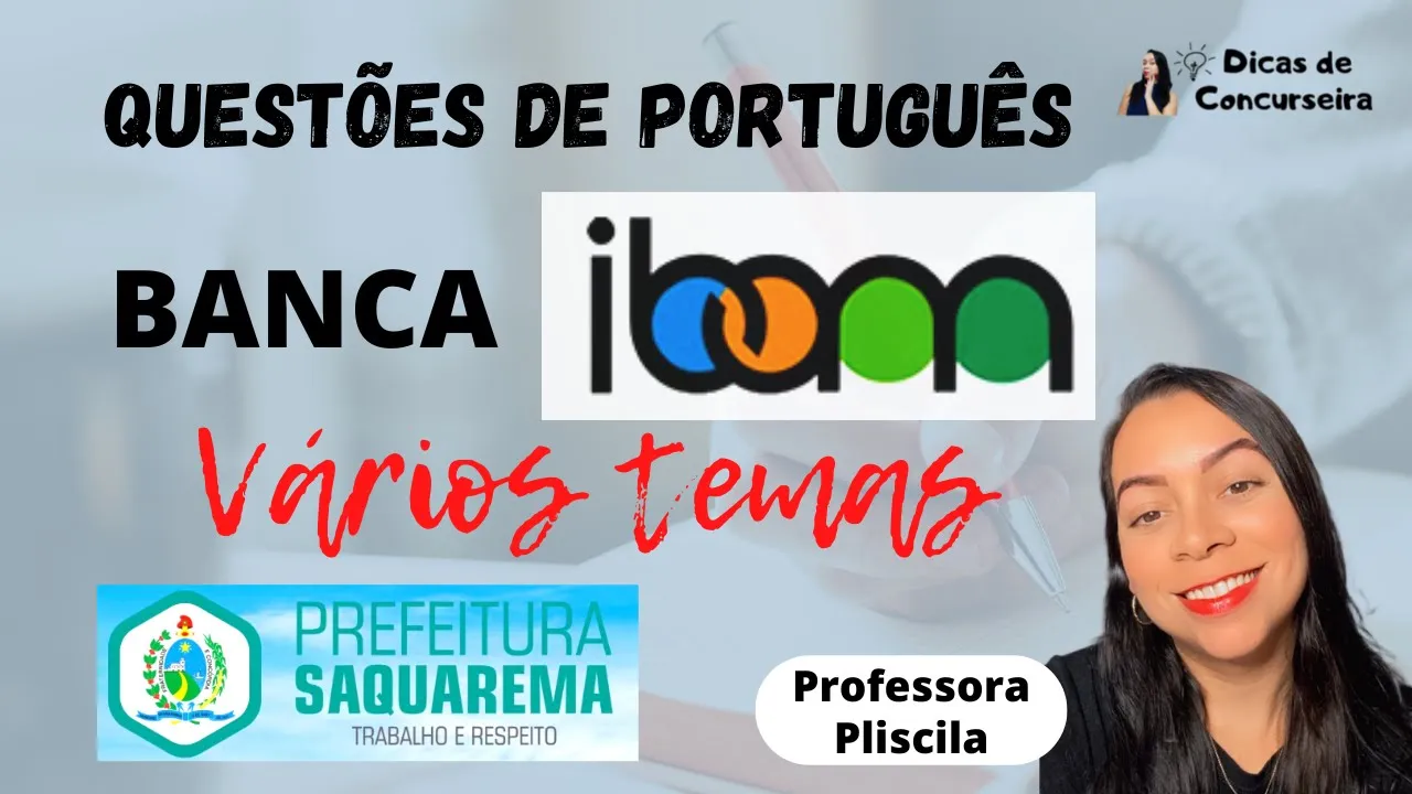 BANCA IBAM: questões de revisão | Língua Portuguesa