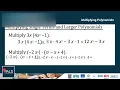 Free GED Course Lesson 6 Multiplying Polynomials