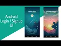 Login Signup UI - Android Studio Tutorial