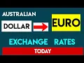 Best Aud to Euro exchange rate Today 26 August 2024 transfer australian dollars to euro