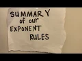 Unit 5 Assignment 10 Summarizing All of Our Rules in One Place