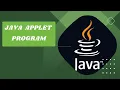 draw line using applet in java