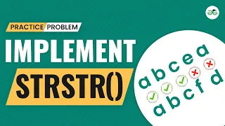 Implement strstr School Practice Problem GeeksforGeeks School