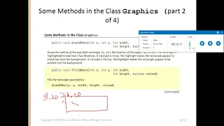 theory Absolute Java - Chapter 18 Graphics class