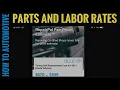 Parts And Labor Prices For Automotive Repair How To Find Them