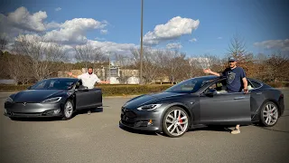 My Friend Bought Another Super Cheap Tesla Model S Raven w 200k Miles Ludicrous Performance FSD